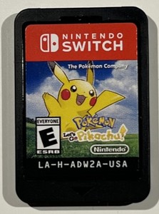 pokemon let's go pikachu game card Nintendo Pokemon: Go, Pikachu! (Nintendo Switch) (European Version) : Video Games Lightning Lightning Pokmon Lets go Pikachu Video
