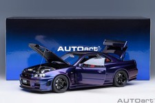 AUTOart Nissan Skyline NISMO GT-R R34 Midnight Purple II 1:18 modellino auto (77464)