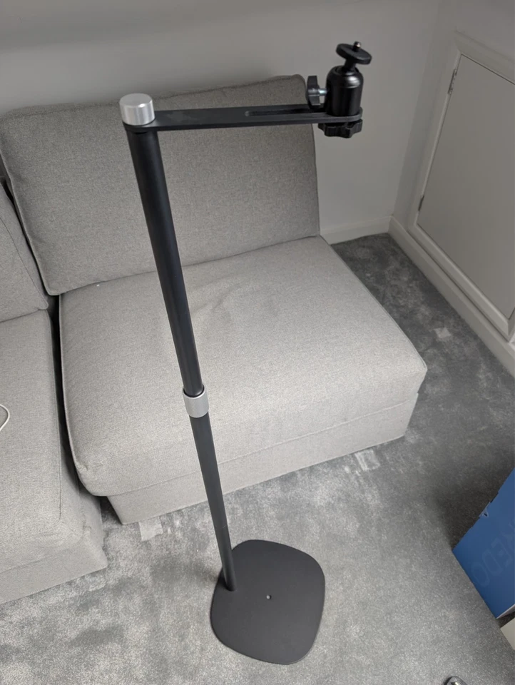 POLESTO Projector Mount Universal Stand Height Adjustable 35":50" w 360 rotation - Image 2 of 4