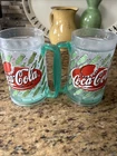 Vintage 2000 Coca-Cola Plastic Freezer Mug Frosted Teal Double Wall Soda Stein