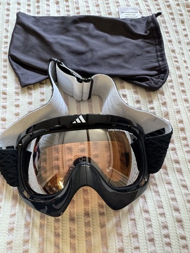 adidas Vision Advantage ClimaCool Ski Goggles Anti-Fog UV400 Orange Lens