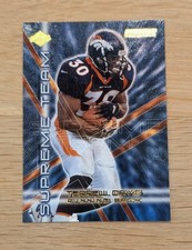 Terrell Davis 4-Card Lot - 1995 Classic Rookie RC + Laser-Cut Die-Cut HOF