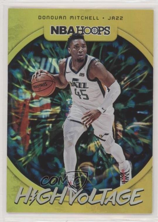 2019-20 Panini NBA Hoops High Voltage Donovan Mitchell #8 1s6