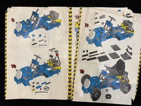 Vintage 1980 LEGO Expert Builder Technic Idea Book 8888 + Extra Manual 854