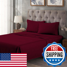 Superior Egyptian Cotton 300 Thread Count Bed Sheet Set 2 Elastic Deep Pocket