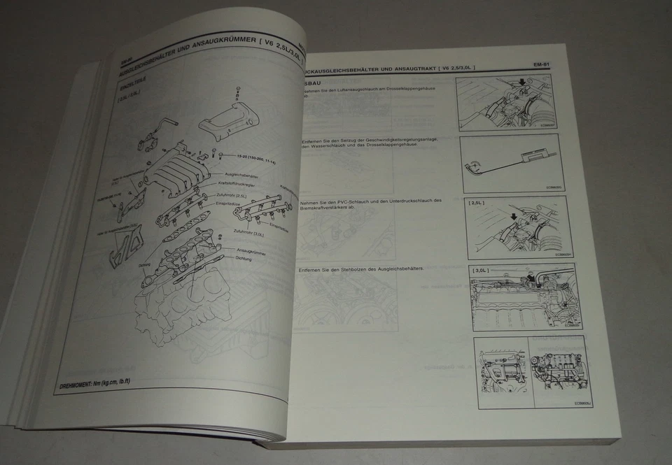 Manual de Taller Grundhandbuch Hyundai Xg 25/30 Desde Año 1997-2000 - Imagen 2 de 3