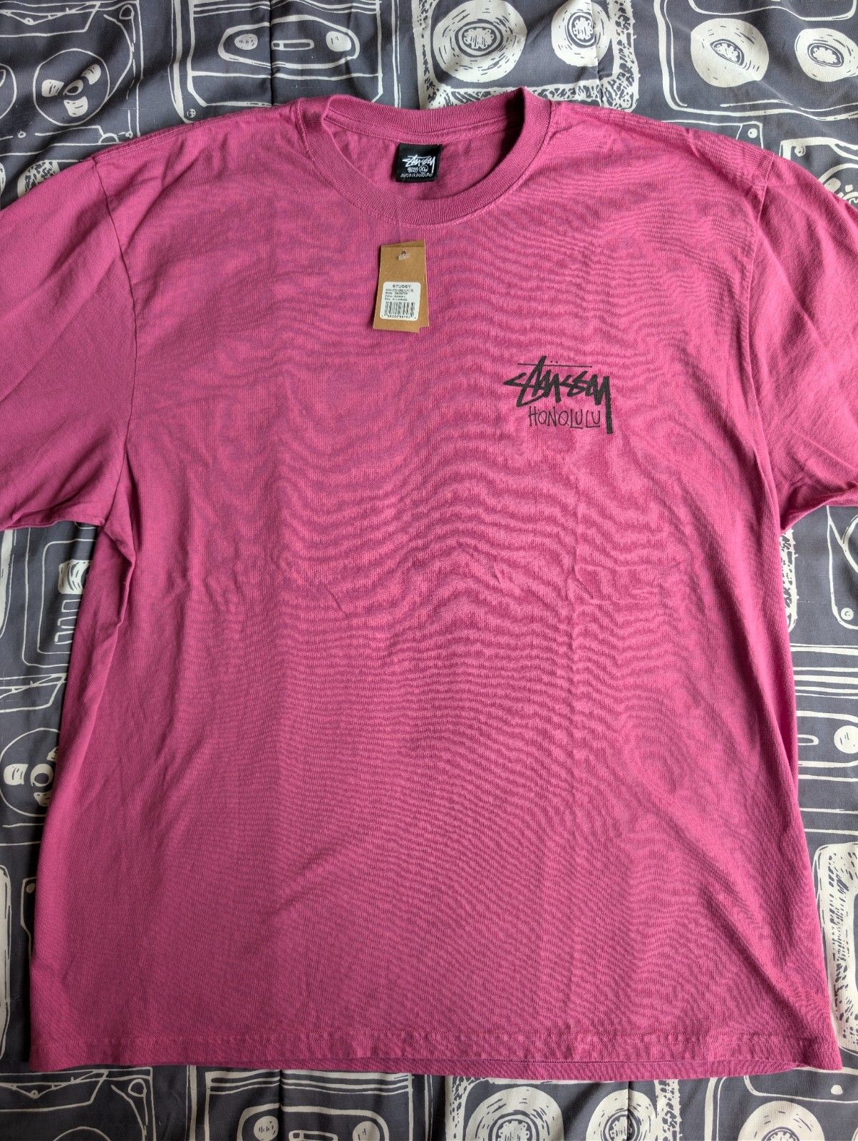 Stussy Honolulu Exclusive T-Shirt Berry mens Size XL thumbnail 2