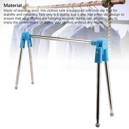 Travel Garment Rack Retractable Travel Foldable Drying Rack For Dance - Picture 8 of 24
