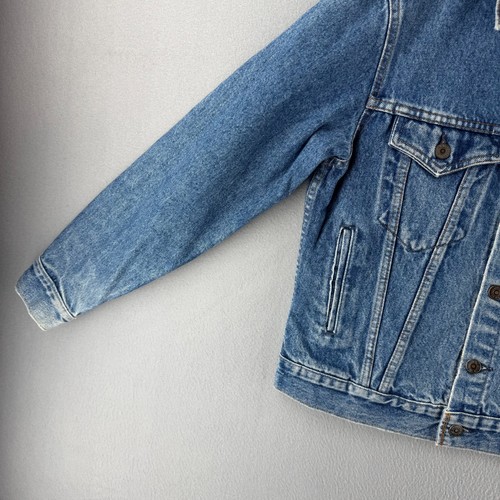 Vintage Levis Jacket Mens 38 Small Denim Trucker Type 3 80s Made in USA by Levi's, Size S, $35.99 - Photo 7