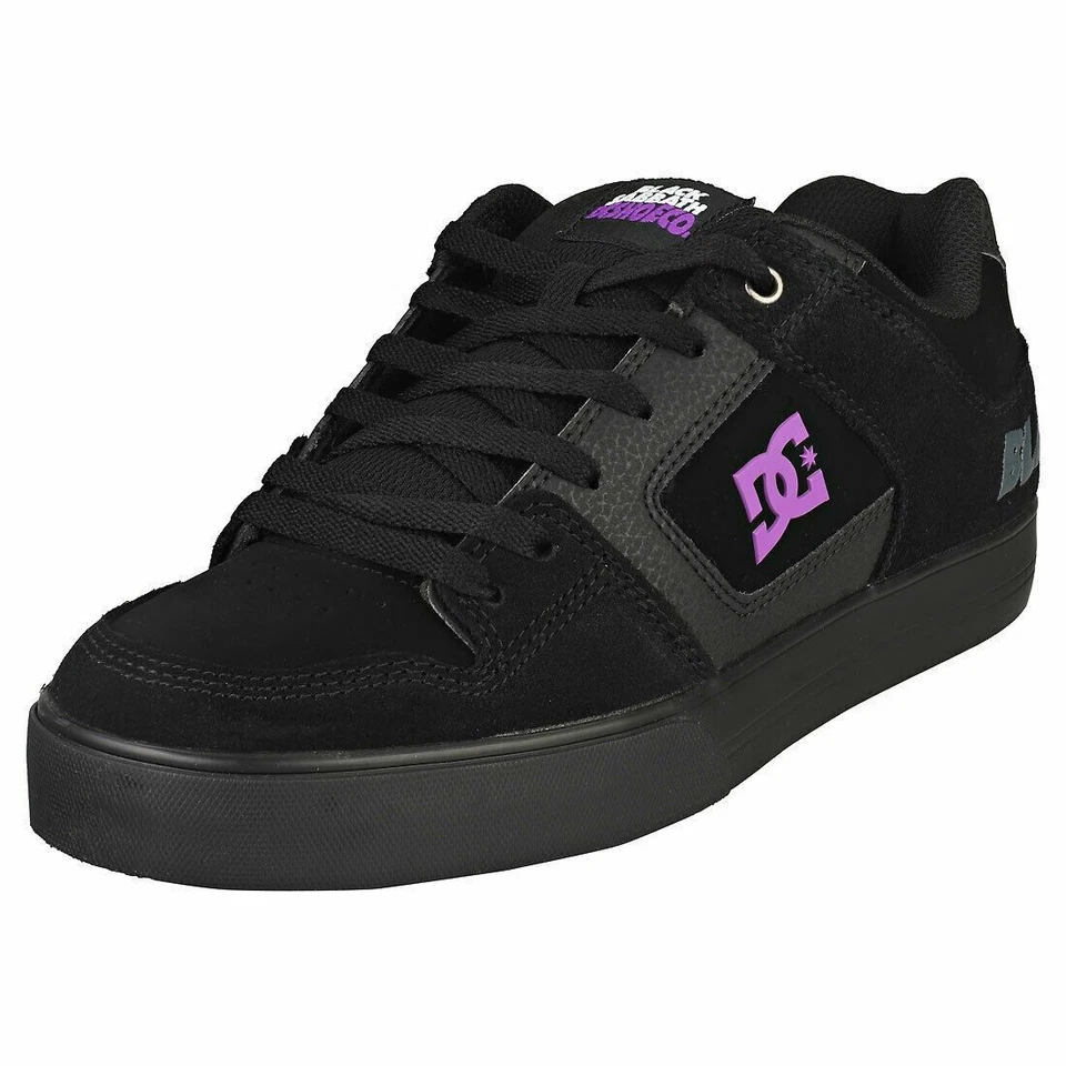DC Shoes BLACK SABBATH Kali Skate Shoes Black Purple Size 11.5 Mens NEW Leather - Image 4 of 4