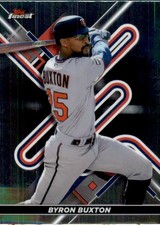2022 Topps Finest Baseball Card #68 Byron Buxton