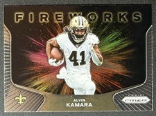 2020 Panini Prizm Fireworks #7 Alvin Kamara