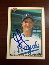 Signed 1990 Bowman - Mark Gubicza #363