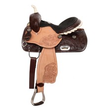 Double T Barrel Style Horse Saddle Size Available: 14", 15", 16"