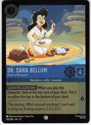 Dr. Sara Bellum - Head of Research [Wilds Unknown 152/204] Cold Foil