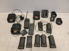 Motorola Batteries, Radio, Charger Lot Of Various Devices Untested As Is