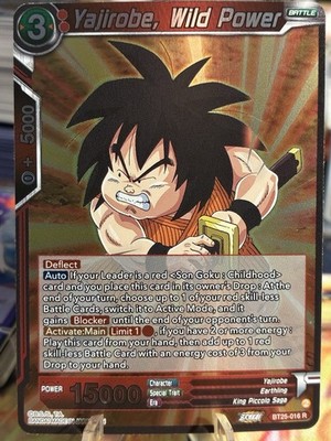 Yajirobe, Wild Power BT25-016 R Foil NEW (L.O.T.D.B)