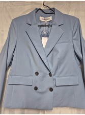 Veronica Beard Kona Wool Blend Dickey Jacket in Sea Glass Sz 10 NWT 748