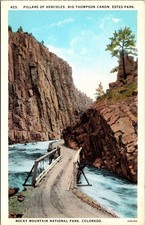 Rocky Mountain National Pillars Hercules Estes Park Thompson CO Postcard 10R
