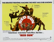 Red Sun Horisontal  Print Retro Film Decor