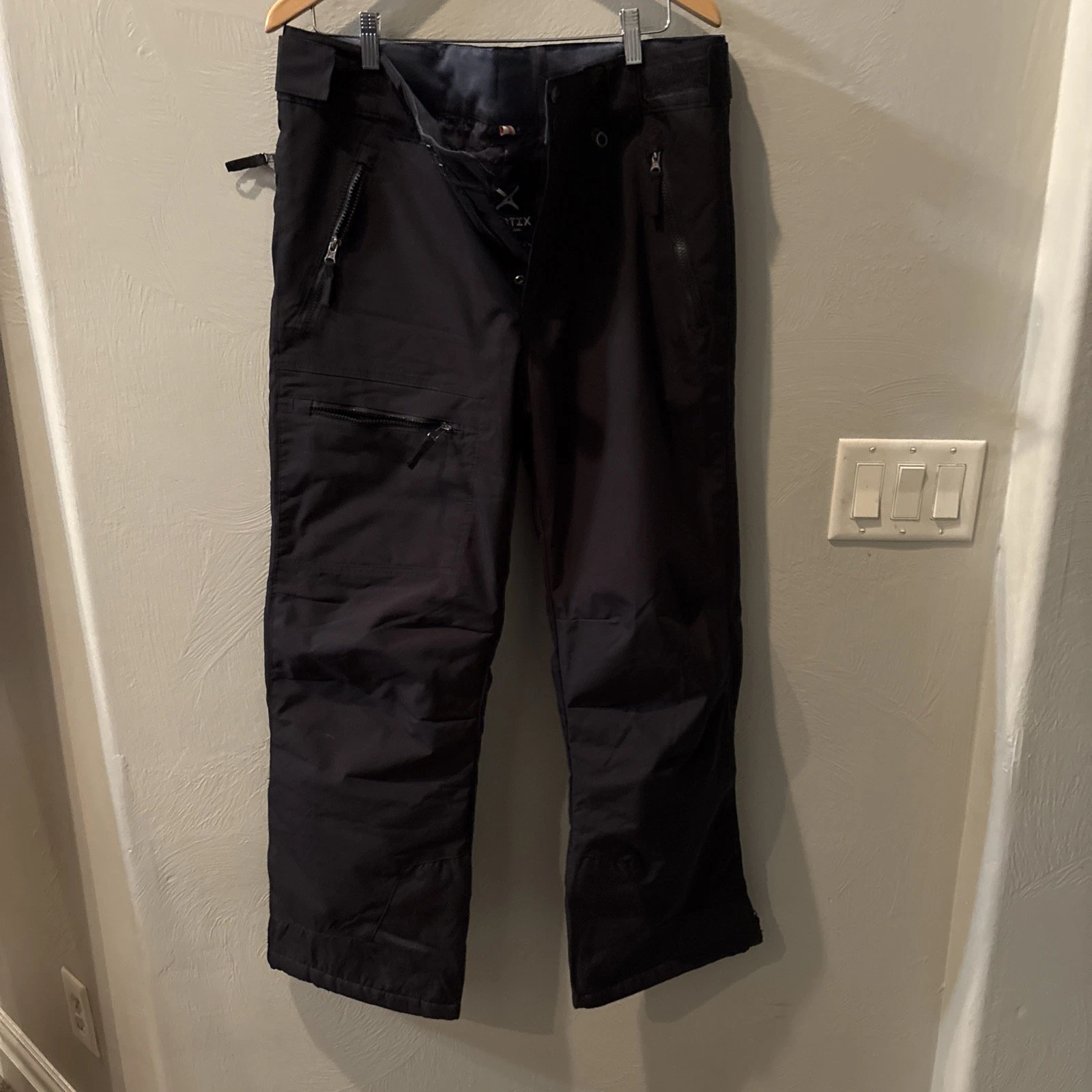 NEW! Cargo Snow Ski Insulated Pants Arctix Mens | Medium Tall | Black 32-34W 32L