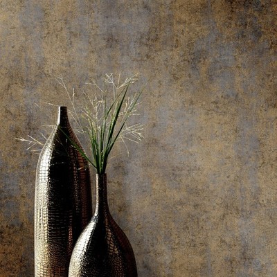 Anthrazit Betonoptik Tapete Taupe Braun Gold Metallic Struktur Vinyl