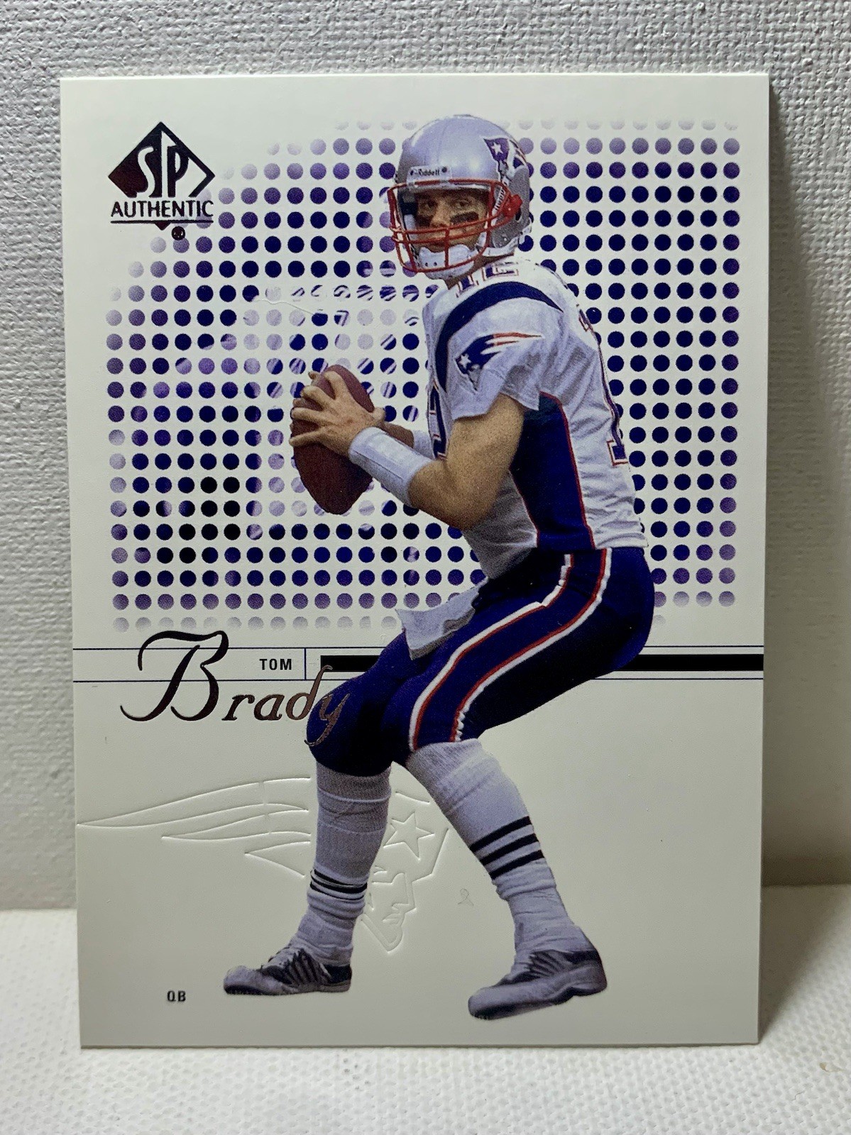 2002 SP Authentic - Tom Brady #1 Mint Patriots GOAT Early Career HOF