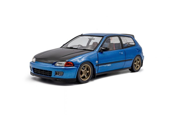 Solido Modellauto MaßStab 1:18 Honda Civic (EG6) Kobaltperlblau 1991 S1810406-image