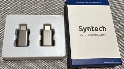 NIB Syntech Usb C To Usb OTG Adapter ,2 Pack, NEW
