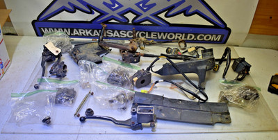 Y4-1 ENGINE MOTOR BOX GEAR LOT  2000 SUZUKI QUAD MASTER 500 4X4 ATV FREE US SHIP