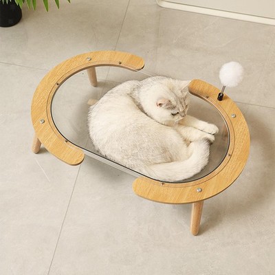 Space Capsule Cat Bed Activity Center Elevated Pet Bed Cat Sleeping Bed Kitten