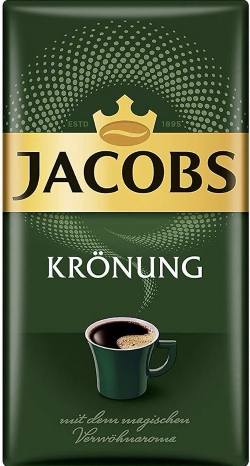 Jacobs Kronung Ground Coffee 500g (17.6 oz) Each &ndash; Pack of 2