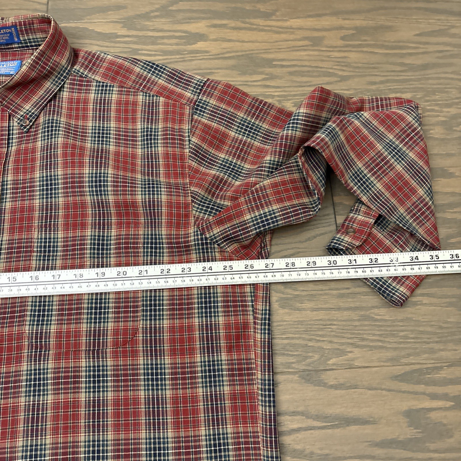 Vintage Pendleton Sir Pendleton Button Up Worsted… - image 11