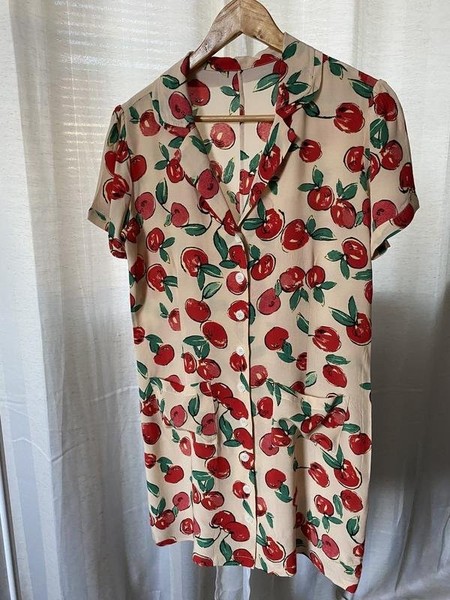 Women Rouje Dress Peach Viscose 36
