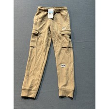 Nike Club Fleece Cargo Pants Kids Medium Khaki Tan CQ4298-247