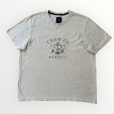 T-shirt abbigliamento uomo Crew colore grigio. (XL)