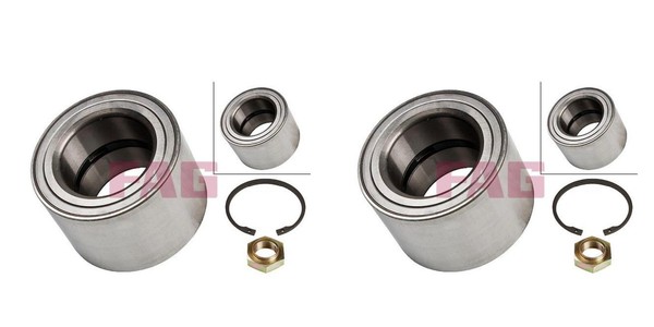 FAG 2X Radnabe Radlagersatz Vorderachse FüR Fiat Ducato Bus 244 Z 244-image