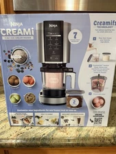 Ninja NC301 CREAMi, Ice Cream Maker, 7 One-Touch Programs - Cloud Silver