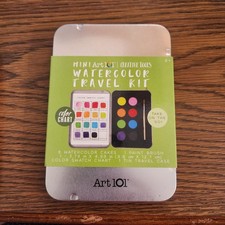 Mini Art 101 Creative Tools WATERCOLOR Travel Kit NEW