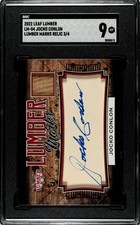 2022 Leaf Lumber Jocko Conlon SGC 9 Game Used Relic Bat Auto Autograph /4