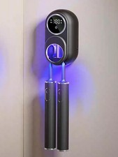 Toothbrush Cleaner Toothbrush Holder, Cleaning and Air Drying, LED Smart