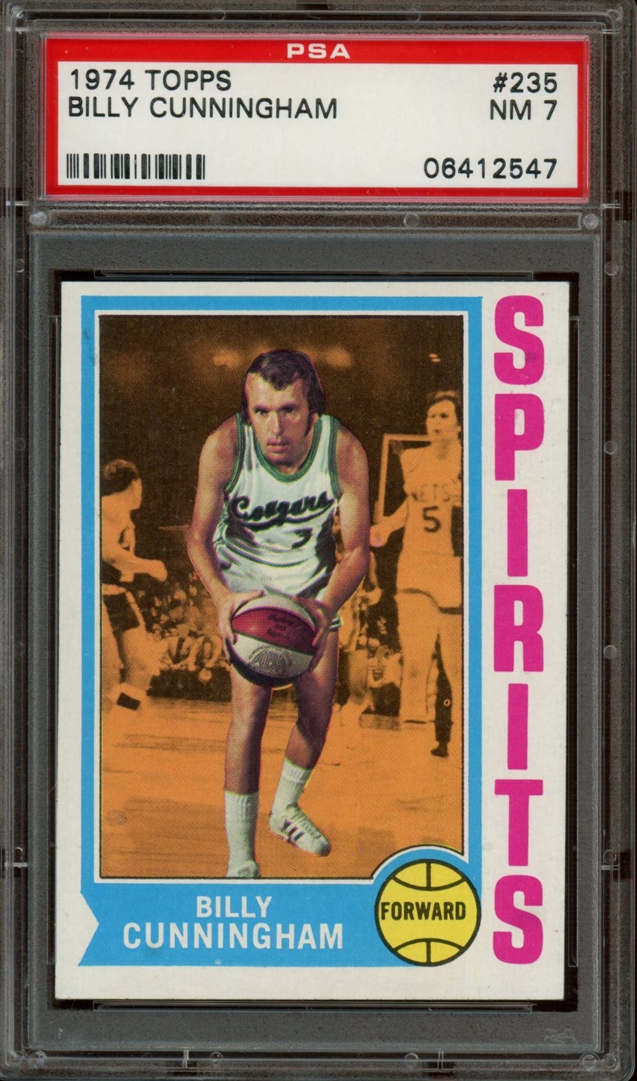 1974 Topps #235 Billy Cunningham front
