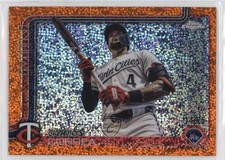 2025 Chrome Image Variation Orange Speckle Refractor 14/25 Carlos Correa 9fc