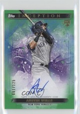 2024 Inception Base Rookie and Emerging Stars Green /125 Austin Wells Auto 0vd2