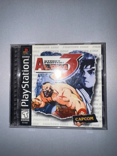 Street Fighter Alpha 3 (Sony PlayStation 1, 1999) Authentic, Tested/Working