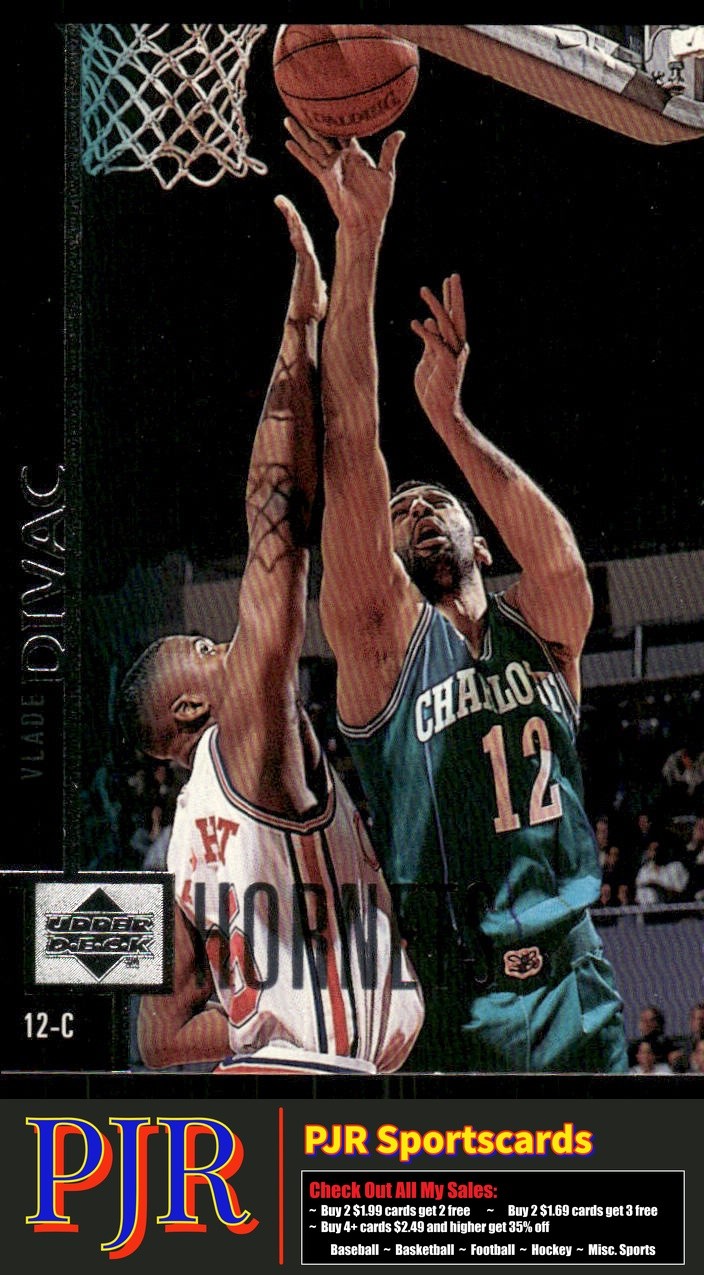 Vlade Divac 1997-98 Upper Deck #11 Charlotte Hornets