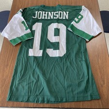 Keyshawn Johnson Nike New York Jets #19 Jersey - Green - Men's M Medium