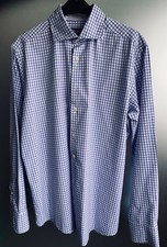 Hackett London Hemden, 2 Stück, Größe L,  slim fit, Farbe blau-weiß, gebraucht