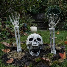 Halloween Decorations Outdoor Skeleton, Skeleton Coming Out of Ground, Scary ...