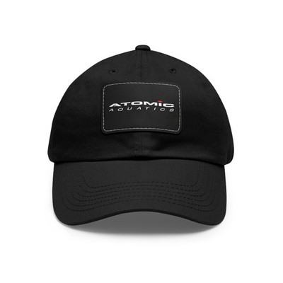 ATOMIC AQUATICS  LOGO Dad Hat - Leather Patch Dad Hat 